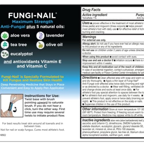 Fungi-Nail Pen Applicator Anti-Fungal Solution, Kills Fungus That ...