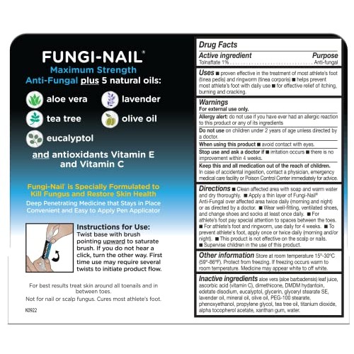 Fungi-Nail Pen Applicator Anti-Fungal Solution, Kills Fungus That ...