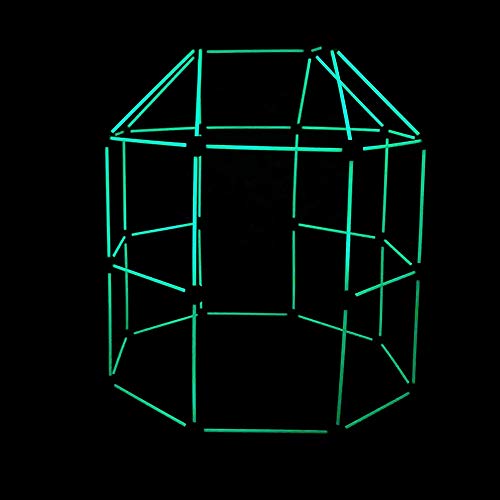Funphix Fort 154 Pc Set for Supersized Glow in The Dark Fort Build...