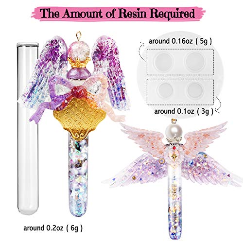 Funshowcase Resin Art Magic Potion Tube and Stopper Epoxy Shaker S...