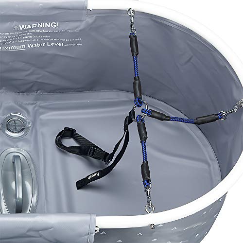 Furesh Elevated Folding Dog Bath Tub and Wash Station for Bathing,...