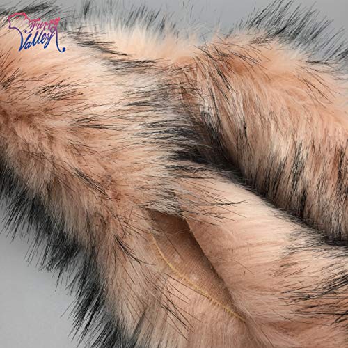 Furryvalley Faux Fur Trim Raccon Fox Fur Ribbon Craft Furry Stripe...