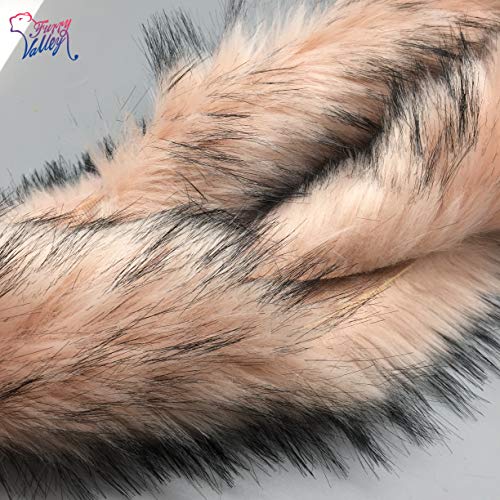 Furryvalley Faux Fur Trim Raccon Fox Fur Ribbon Craft Furry Stripe...