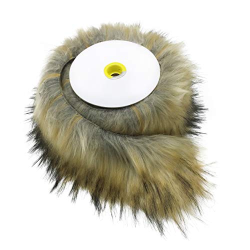 Furryvalley Faux Fur Trim Raccon Fox Fur Ribbon Craft Furry Stripe...