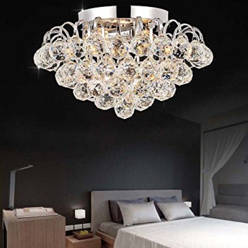 Fushing 20pcs Crystal Glass Ball Chandelier Prisms Pendants Parts ...