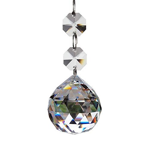 Fushing 20pcs Crystal Glass Ball Chandelier Prisms Pendants Parts ...