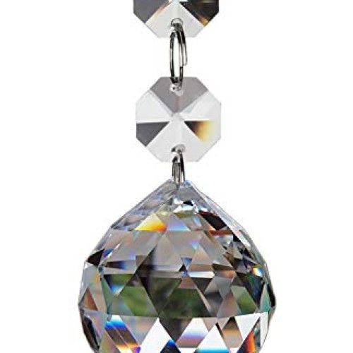 Fushing 20pcs Crystal Glass Ball Chandelier Prisms Pendants Parts ...