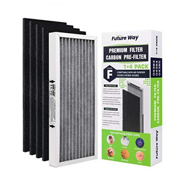 Future Way Odor Eliminator True HEPA Filter Replacement for Hamilt...