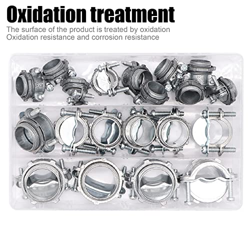 Fuzbaxy 20PCS 1/2 3/4 1” Clamp Type Cable Connectors Assortment ...