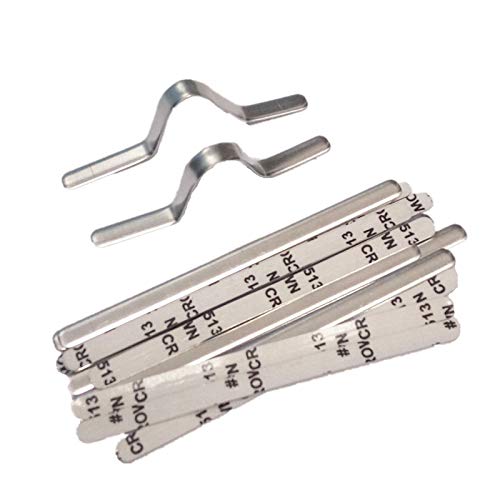 100PCS Aluminum Metal Nose Wires Bendable Twist Ties Bridge with A...