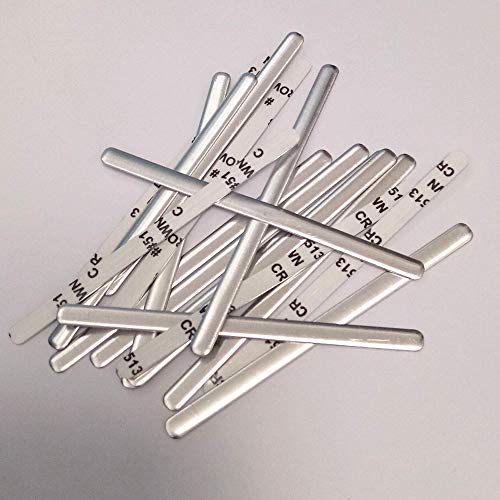 100PCS Aluminum Metal Nose Wires Bendable Twist Ties Bridge with A...
