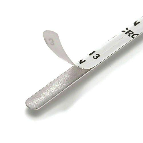 100PCS Aluminum Metal Nose Wires Bendable Twist Ties Bridge with A...