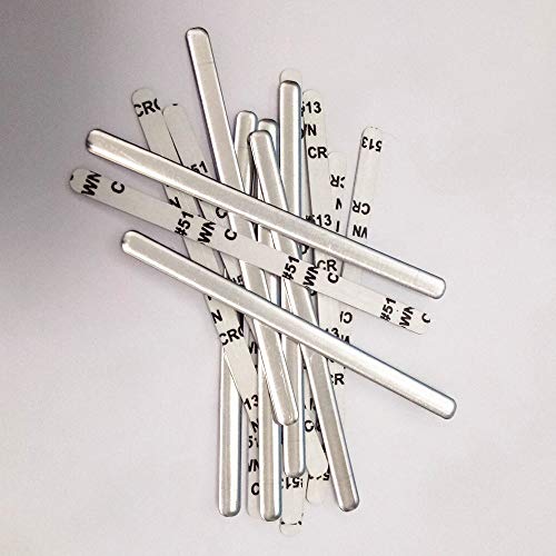 100PCS Aluminum Metal Nose Wires Bendable Twist Ties Bridge with A...