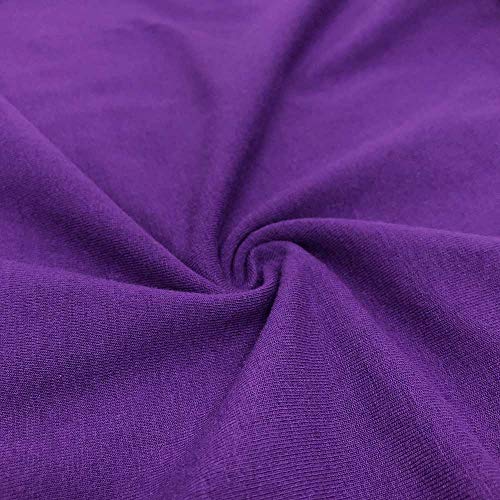 Cotton Jersey Lycra Spandex Knit Stretch Fabric 58/60 Wide 1 Yar...