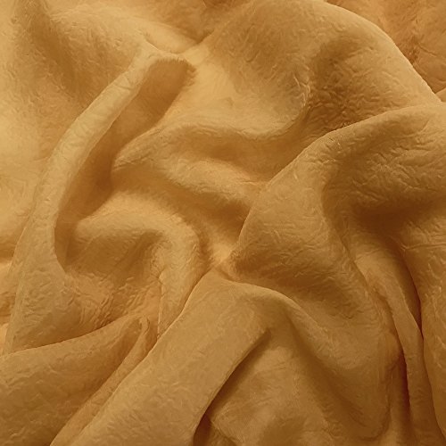 Crinkle Crush Sheer Voile Fabric 118 Wide Window Curtain Drapery ...