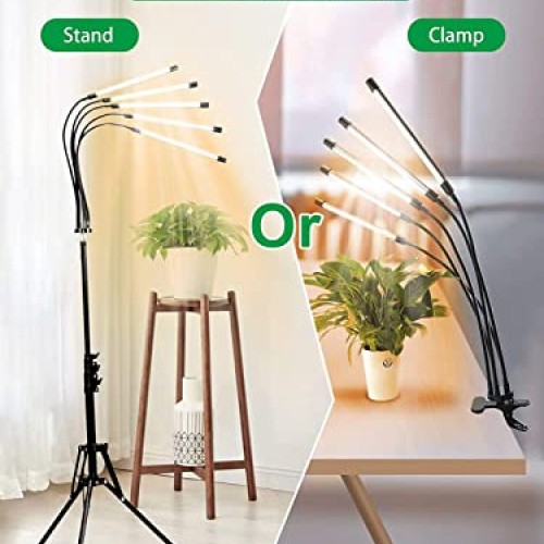 fyheart Grow Lights for Indoor Plants,Full Spectrum Grow Light wit...