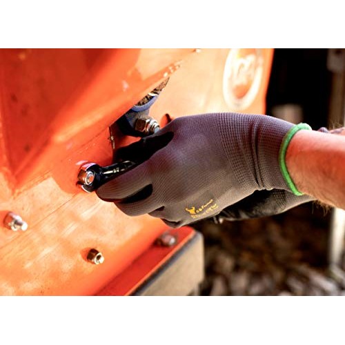 6 PAIRS Mens Working Gloves with Micro Foam Coating - Garden Glov...