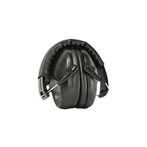 Earmuffs hearing protection with low profile passive folding desig...