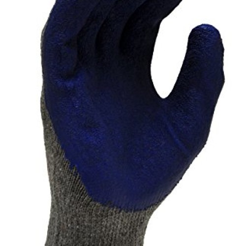 G & F 1511M-DZ Rubber Latex Coated Work Gloves for Construction, B...