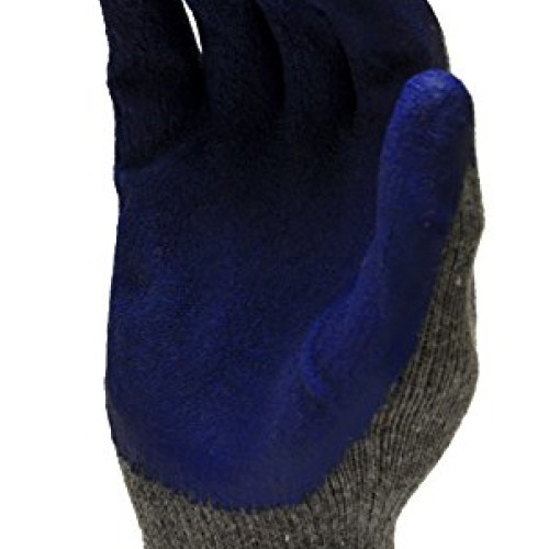 G & F 1511M-DZ Rubber Latex Coated Work Gloves for Construction, B...