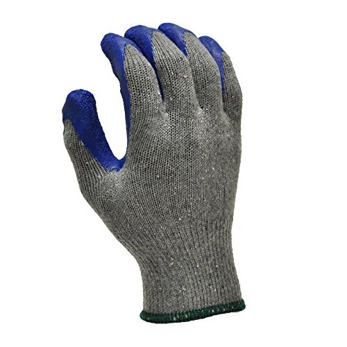 G & F 1511M-DZ Rubber Latex Coated Work Gloves for Construction, B...