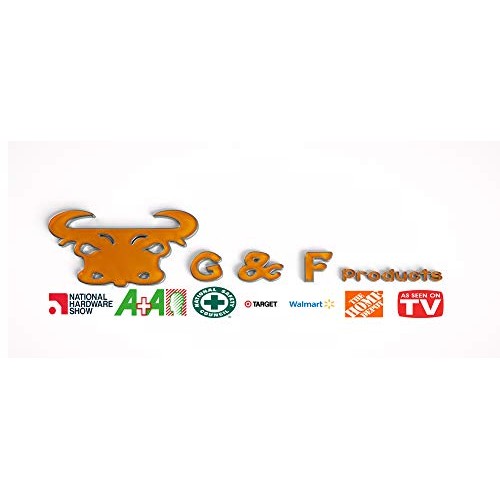 G & F 5015L-5 Regular Cowhide Leather Palm Work Gloves for driving...