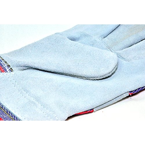 G & F 5015L-5 Regular Cowhide Leather Palm Work Gloves for driving...