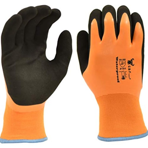 G & F Products 100% Waterproof Winter Gloves for outdoor cold weat...