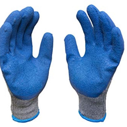 G & F Products 12 Pairs Medium Rubber Latex Double Coated Work Glo...