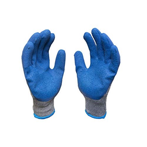 G & F Products 12 Pairs Medium Rubber Latex Double Coated Work Glo...