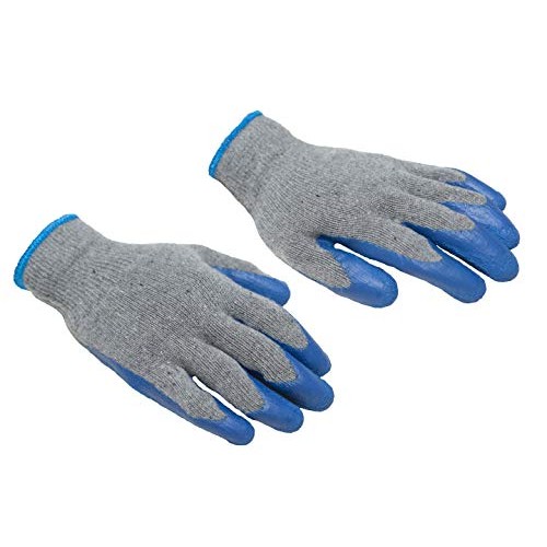 G & F Products 12 Pairs X-Large Rubber Latex Double Coated Work Gl...