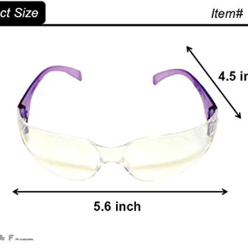 G & F Products - 13016-NEW 13016NEW EyePRO Safety Goggles with 99%...