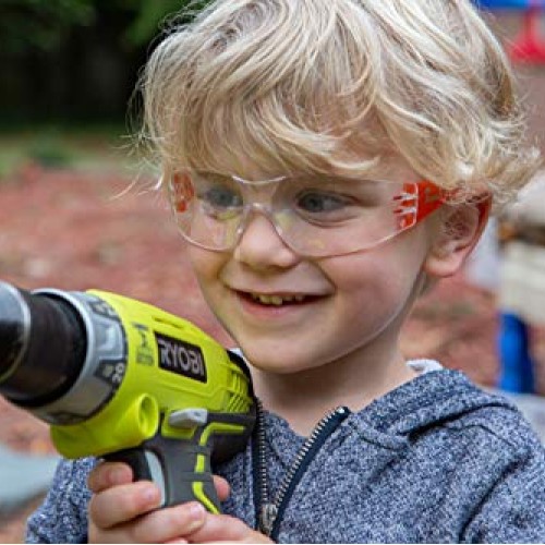 JustForKids EyePro ANSI Z87.1 EN166 Certified Kids Safety glasses,...