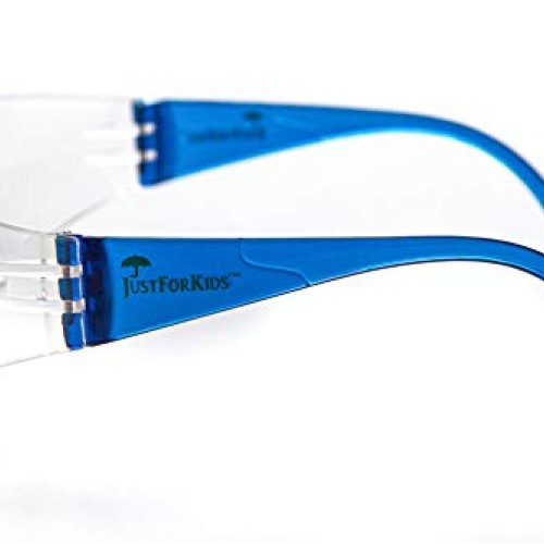 JustForKids EyePro ANSI Z87.1 EN166 Certified Kids Safety glasses,...
