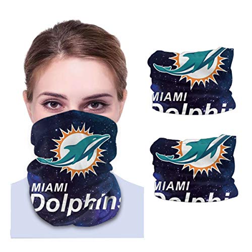 G-III Sports Miami Dolphins Multifunctional Stretchable Face Cover...