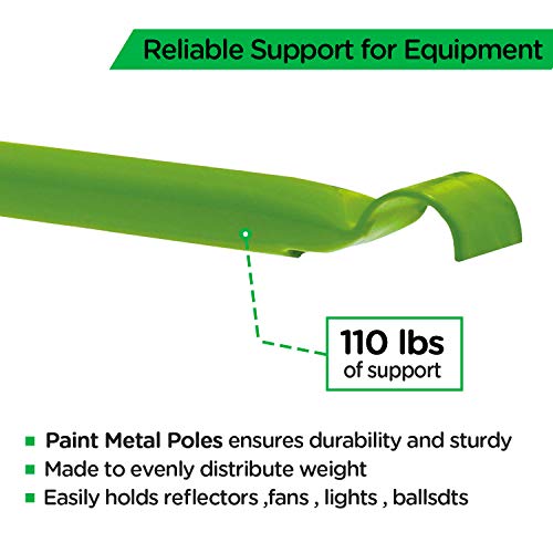 GA Grow Tent 24x24x48 36x36x72 40x40x80 Reflective Mylar Hydroponi...