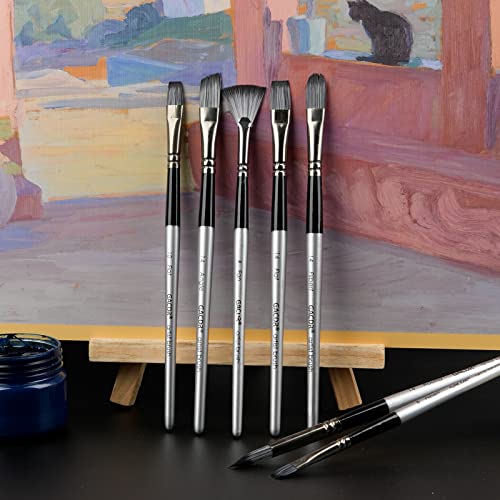 GACDR Acrylic Paint Brush Set, 24 Pieces Paint Brushes for Acrylic...