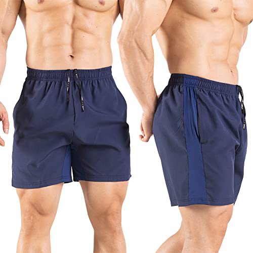 Gaglg Mens 5 Running Shorts 2 Pack Quick Dry Athletic Workout Gy...