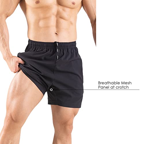Gaglg Mens 5 Running Shorts 2 Pack Quick Dry Athletic Workout Gy...