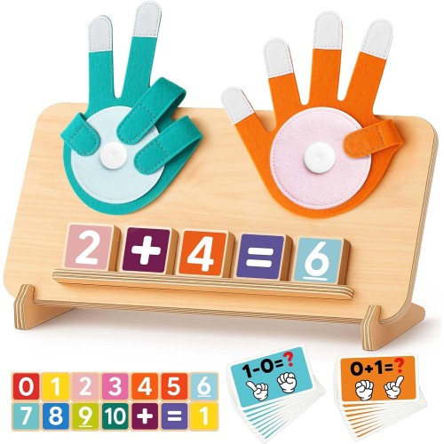 Montessori Learning Toys for 3 4 5 Year Old Gift, Number Counting Block Toy
