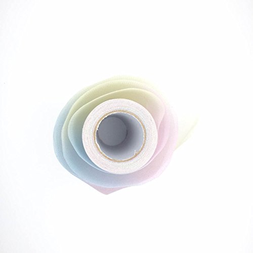 6 x 10 Yards 15cm x 9m Tulle Rolls Glitter Rainbow Gauze Ribbon...