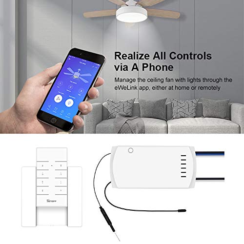 Galapara Universal Ceiling Fan Remote Control kit Replace Complete...