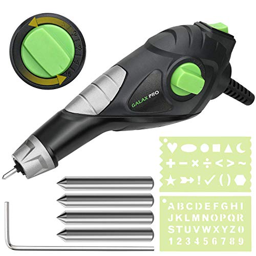 GALAX PRO 13W Electric Engraver with 4 Replaceable Tungsten Carbid...
