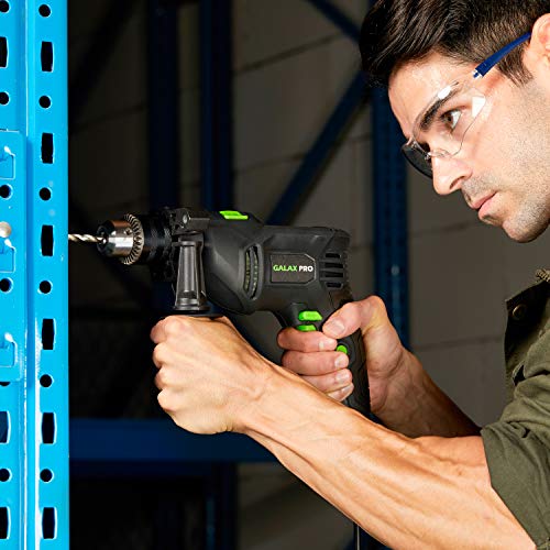 GALAX PRO Hammer Drill, 4.5A Corded Drill Impact Drill 0-3000RPM E...