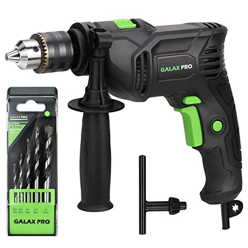 GALAX PRO Hammer Drill, 4.5A Corded Drill Impact Drill 0-3000RPM E...