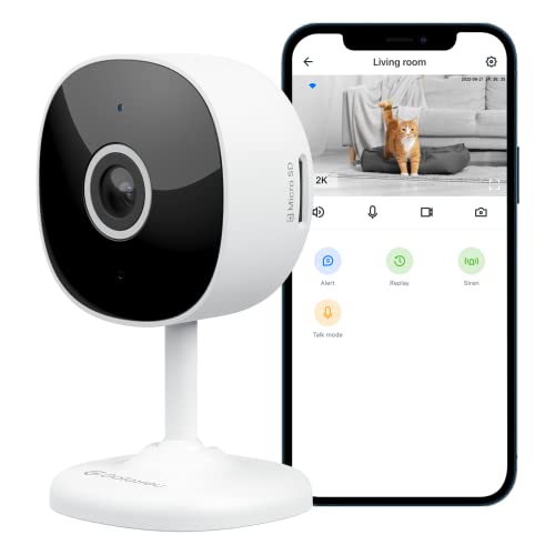 WiFi Camera 2K, Galayou Indoor Home Security Cameras for Baby/Elde...
