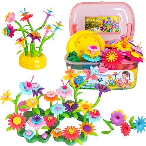 GAMZOO Flower Garden Building Toys for Girls 3-6 Year Old - Best B...