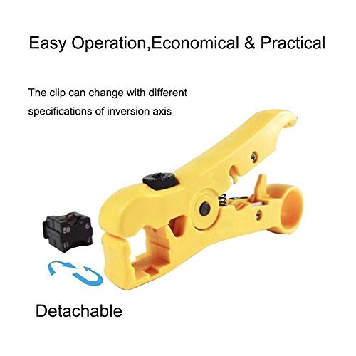 Gaobige Coaxial Compression Tool Coax Cable Crimper Kit Adjustable...