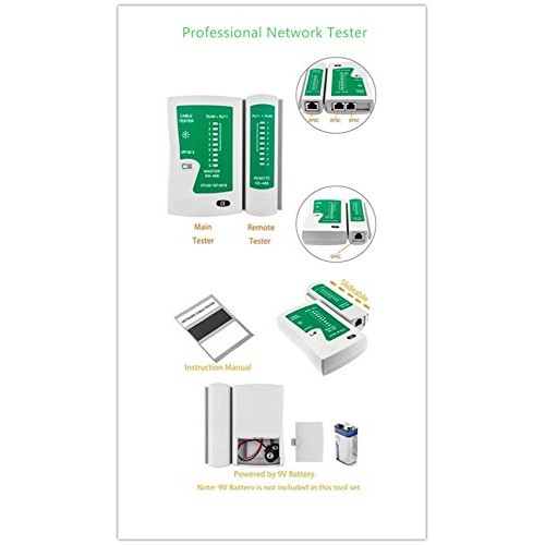 Gaobige Network Cable Repair Maintenance Tool Kit Set 11 in 1 Port...