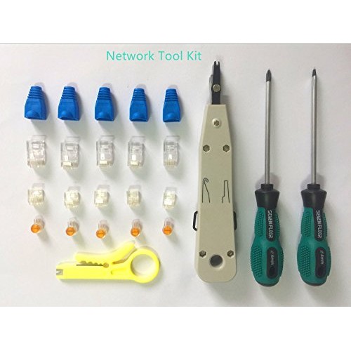Gaobige Network Cable Repair Maintenance Tool Kit Set 11 in 1 Port...